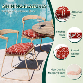 HARBOREST water resistant polyester fabric close up showing durable outdoor material