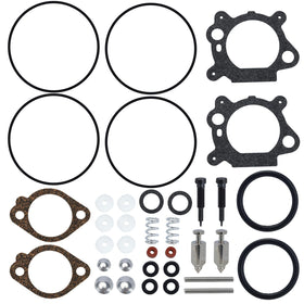 Harbot 498260 kit components diagram showing rebuilt carb parts for reliable operation