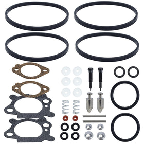Harbot 498260 carburetor overhaul kit front view for Bri-gg-s engines, ready for precise rebuilds