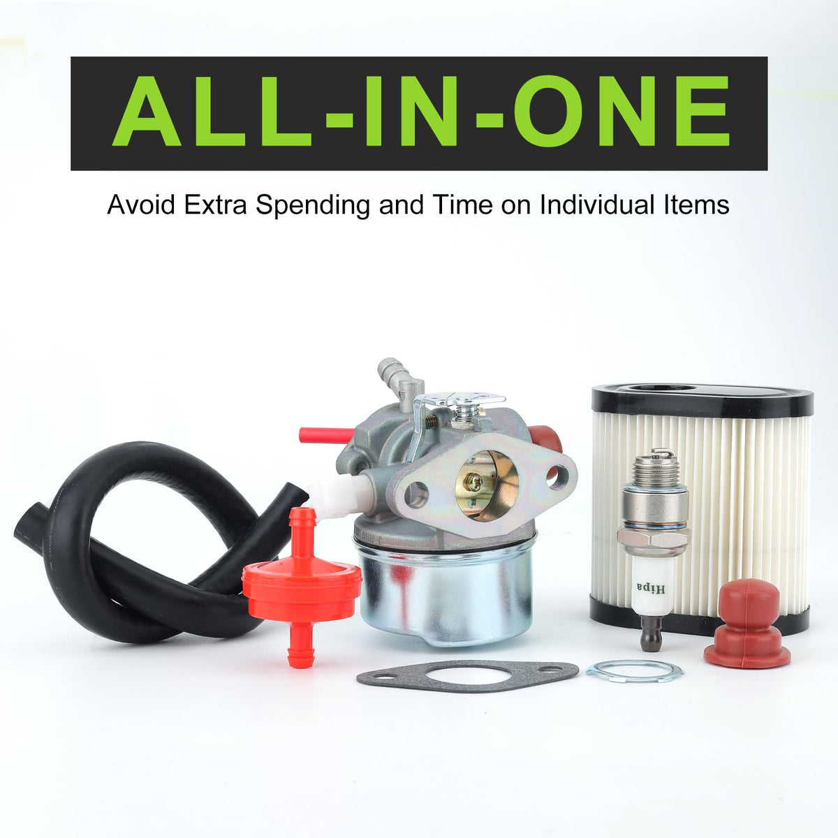 Harbot 640350 fuel filter and fuel line kit for Toro Recycler