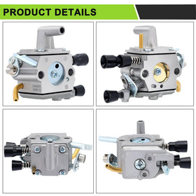 Harbot brand label on carburetor emphasizes authentic replacement part