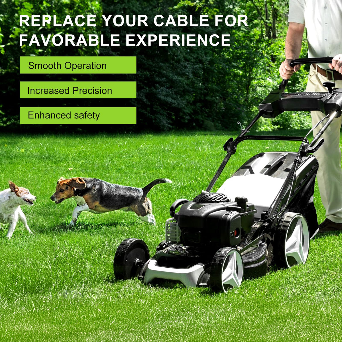 Harbot durable control cable supports smooth mowing sessions