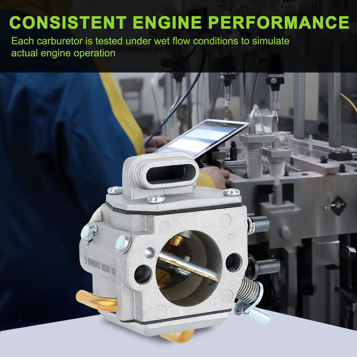 Harbot fuel line image highlighting durable construction for steady fuel delivery.