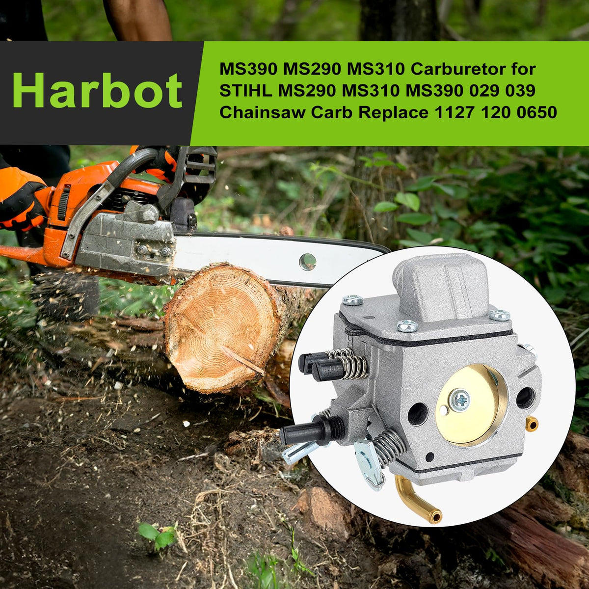 Harbot all-in-one kit packaging showing included parts for easy maintenance.
