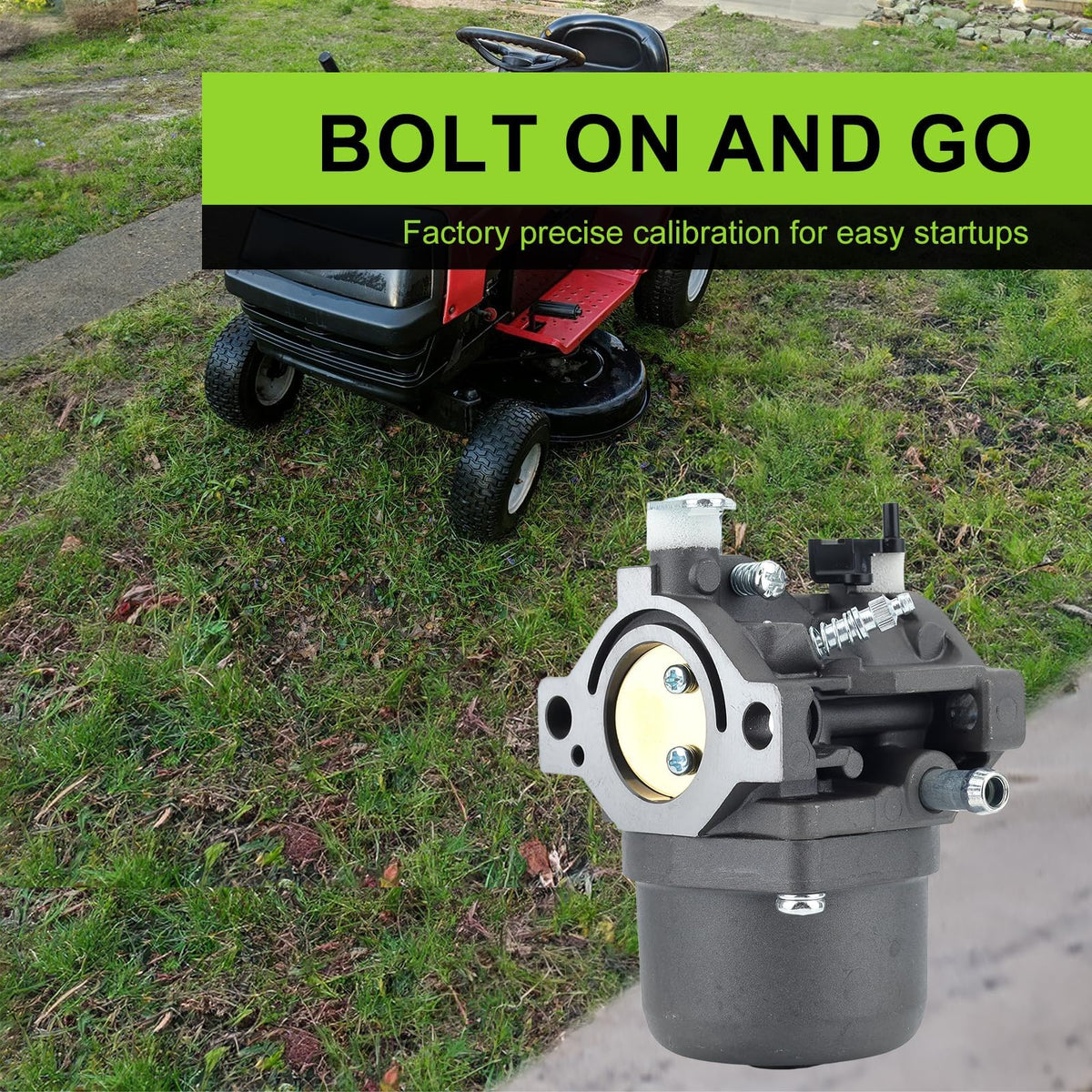 Harbot spark plug included for reliable ignition during first start