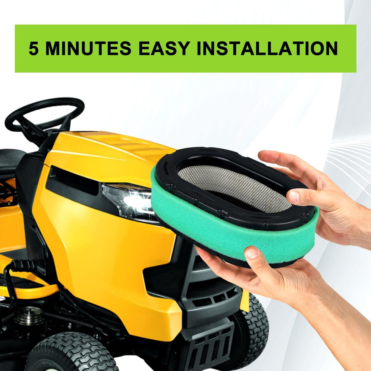 Harbot two air filters included ready for immediate maintenance cycles.