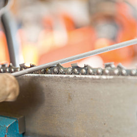 HARFINGTON chrome steel finish with high-frequency quenching signaling durability