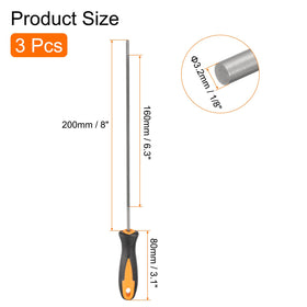 HARFINGTON chainsaw file with ergonomic plastic handle for comfortable grip on-site.