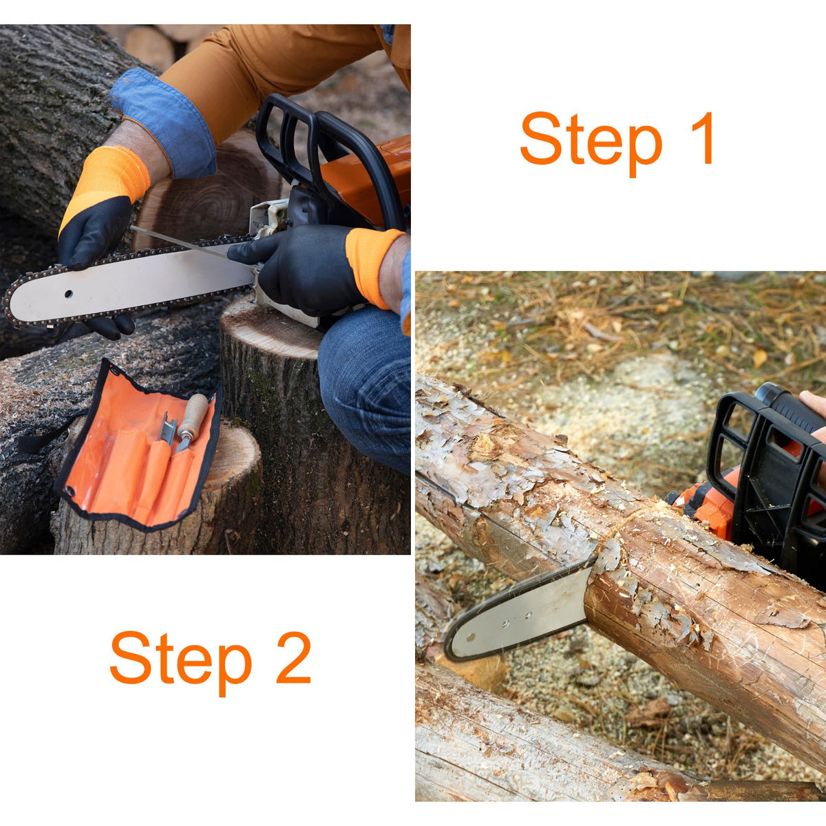 HARFINGTON chainsaw maintenance is easy for forestry, pruning, and home use.