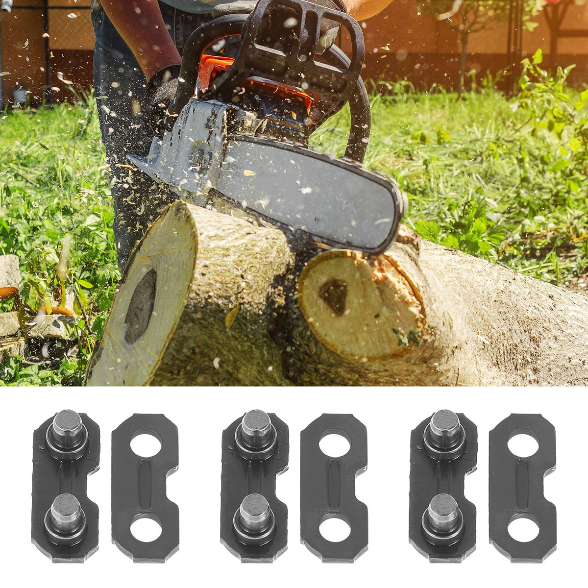 Hariendny chainsaw maintenance kit in use for smoother cutting and less downtime
