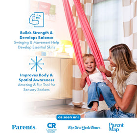 Harkla sensory swing features easy assembly with clear instructions.