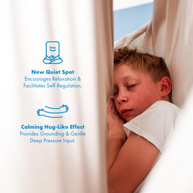 Harkla Sensory Swing gray offers 300 lb capacity for family use.