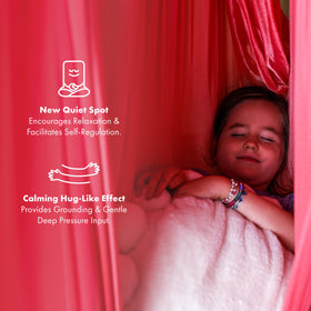 Harkla pink swing cloth is washable and comfortable for daily use.