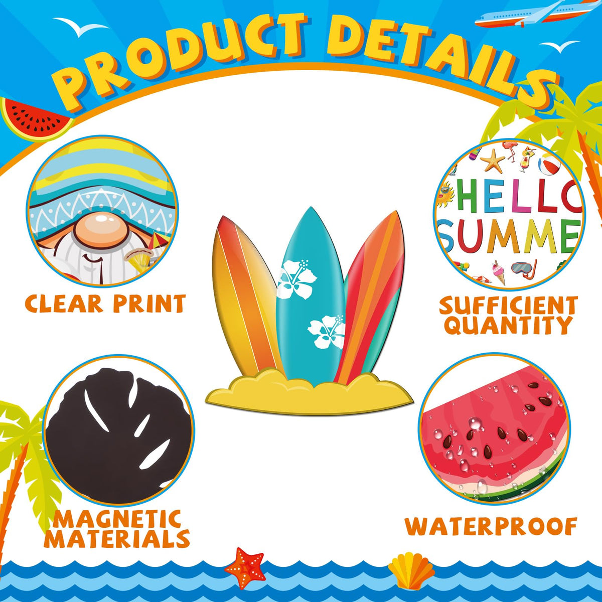 Harloon Hello Summer watermelon magnet brings festive, summery vibes