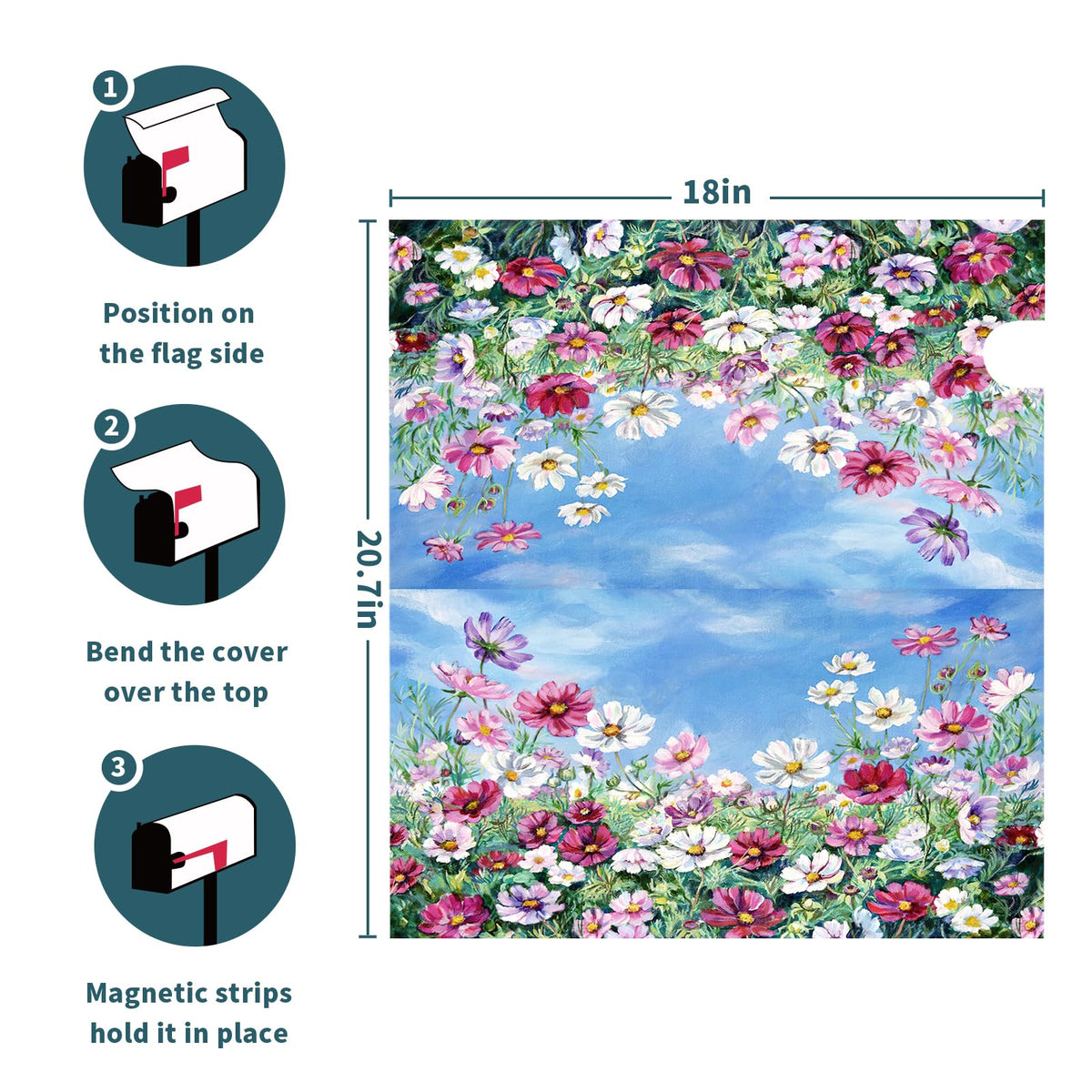 Harooni seasonal decor for spring and summer enhances outdoor curb appeal.