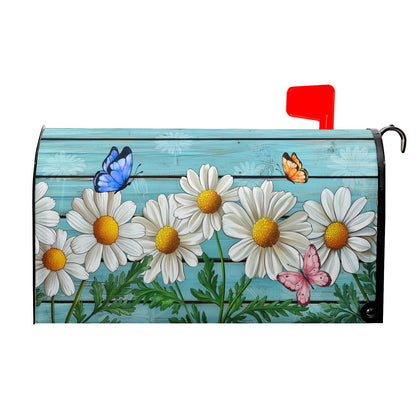 Harooni spring daisy mailbox cover 21x18, vibrant curb appeal for your home exterior.