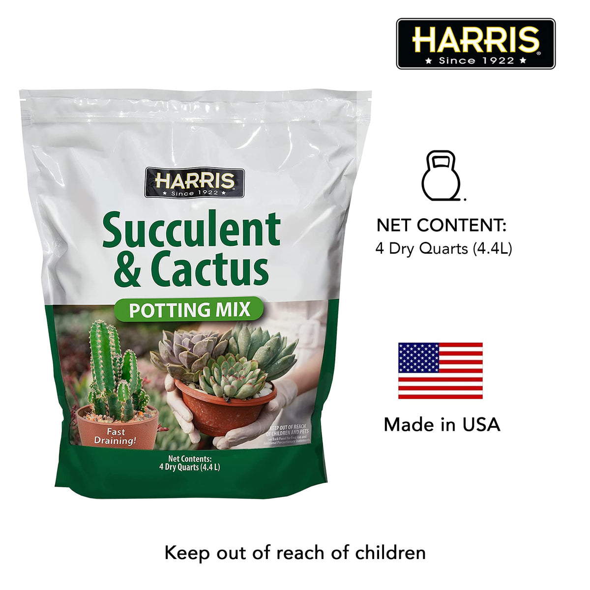 HARRIS Houseleek care with this soil promotes robust drought tolerance.