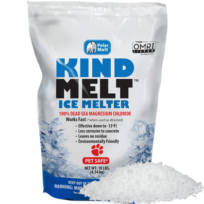 HARRIS Kind Melt pellets for pet safe ice melting on driveways