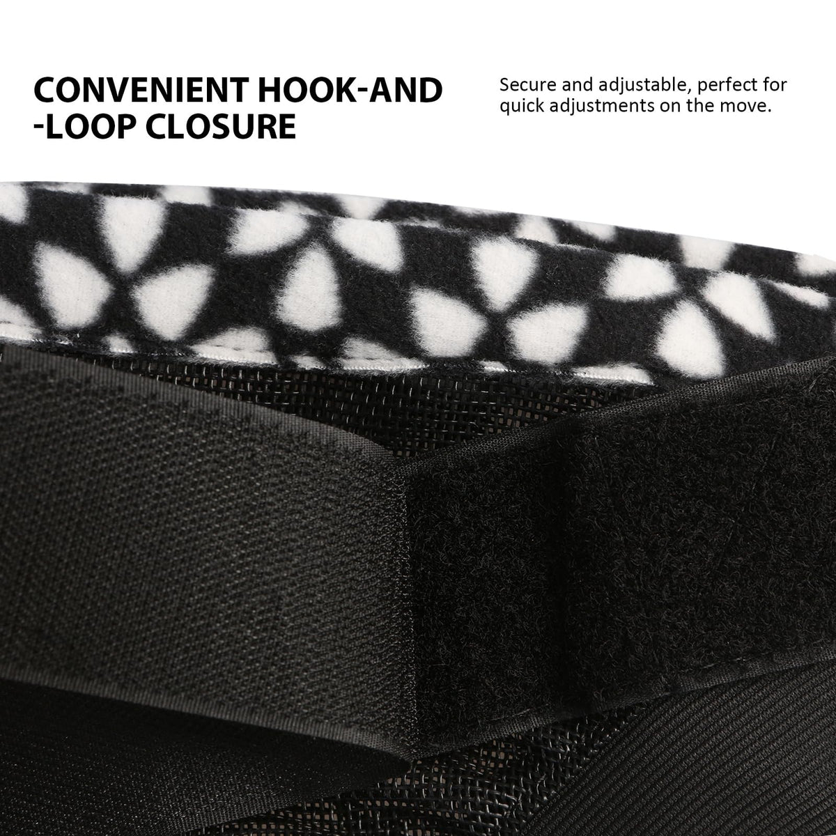 Harrison Howard soft fleece edge cushions the head for long wear