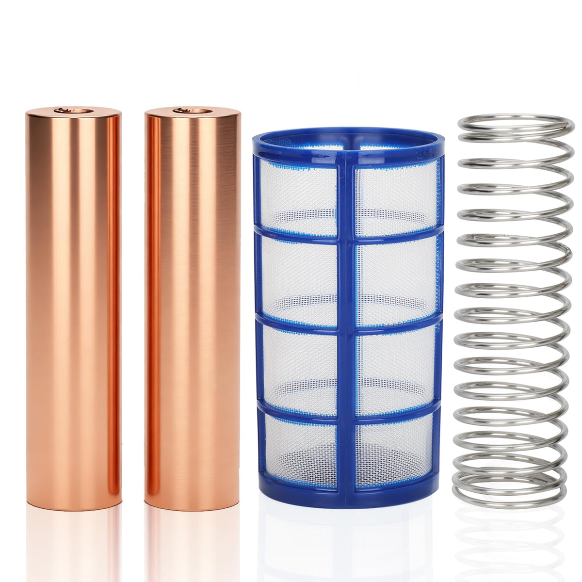 Harsire copper anode replacement kit side view with spring for easy pool maintenance