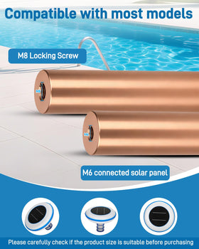 Harsire solar pool copper anode kit fully assembled, ready for use