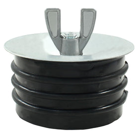 HARSKIYER 3inch sewer cleanout cap close-up shows seal for leak prevention in pipes