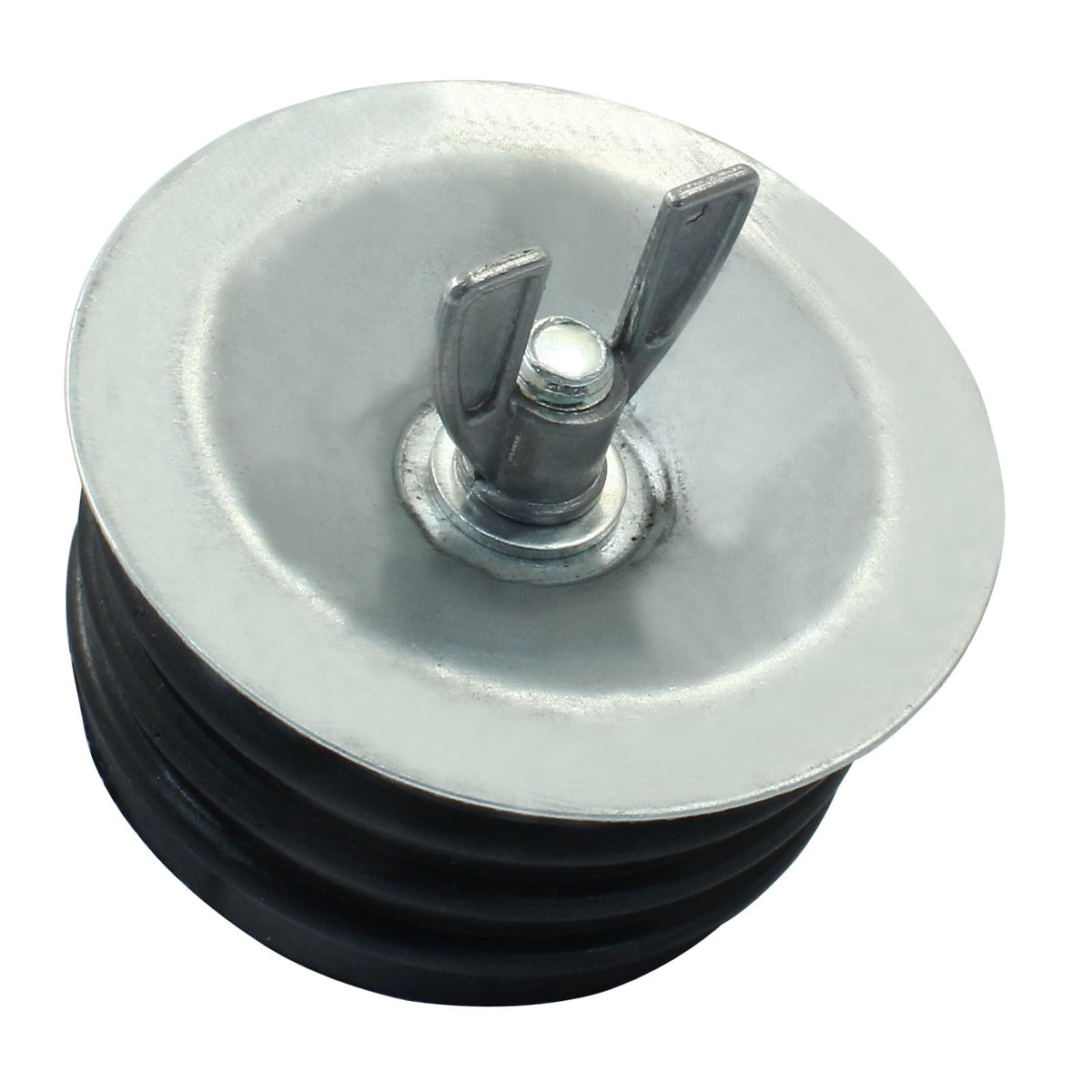 HARSKIYER sewer cleanout cap with wing nut demonstrates durable metal grip