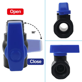 HARSKIYER 3/4 inch spigot with wide flow channel for strong irrigation