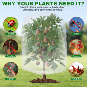 Haru Haru lightweight, breathable mesh is easy to handle in the garden.