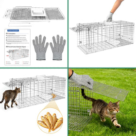 HARVANCO live trap with a sensitive trigger and safe door mechanism for humane capture.