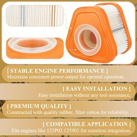 HASME air filter for Briggs & Stratton 123P32, compatible design supports reliable intake.