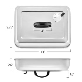 HaSteeL rectangular dome with air vent balancing pressure safely