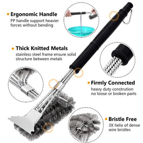 HaSteeL basting brush delivers even glaze on meats