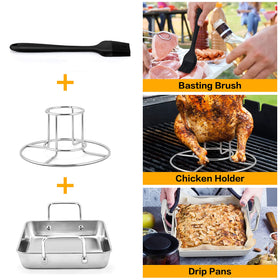 HaSteeL nonstick coating makes cleanup quick after roasting