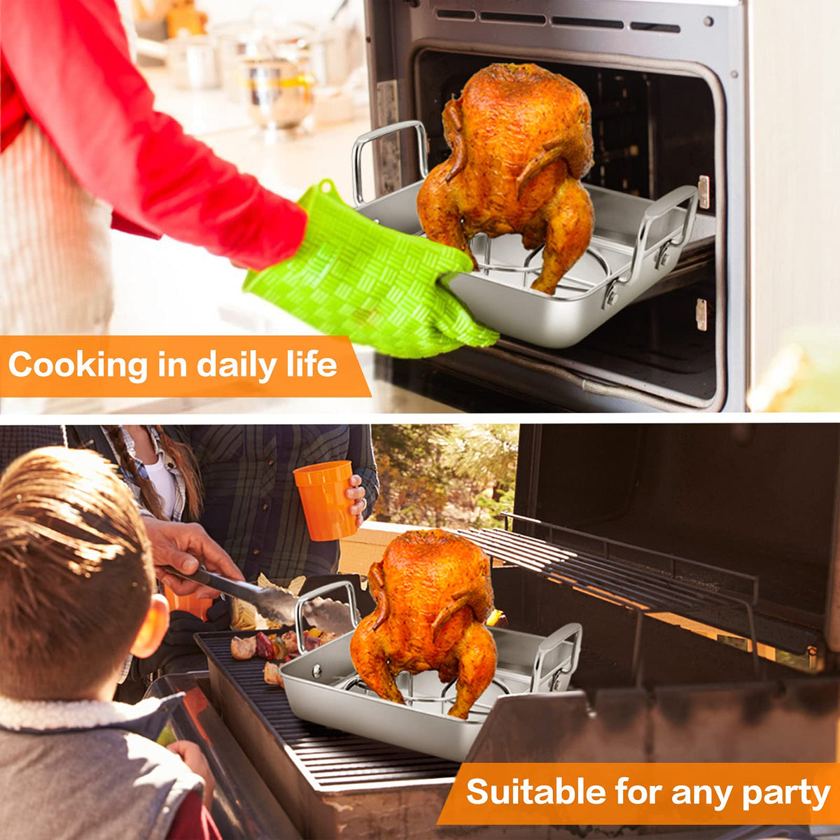 HaSteeL whole roast chicken set ideal for festive dinners