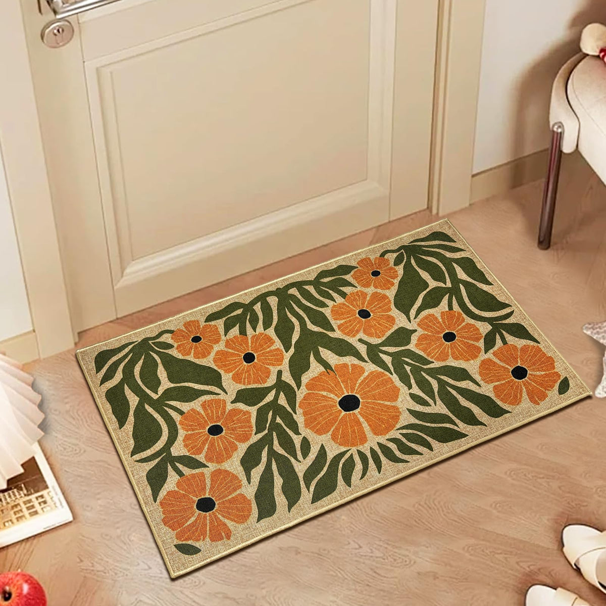 HATARU front porch mat blending with exterior and interior decor