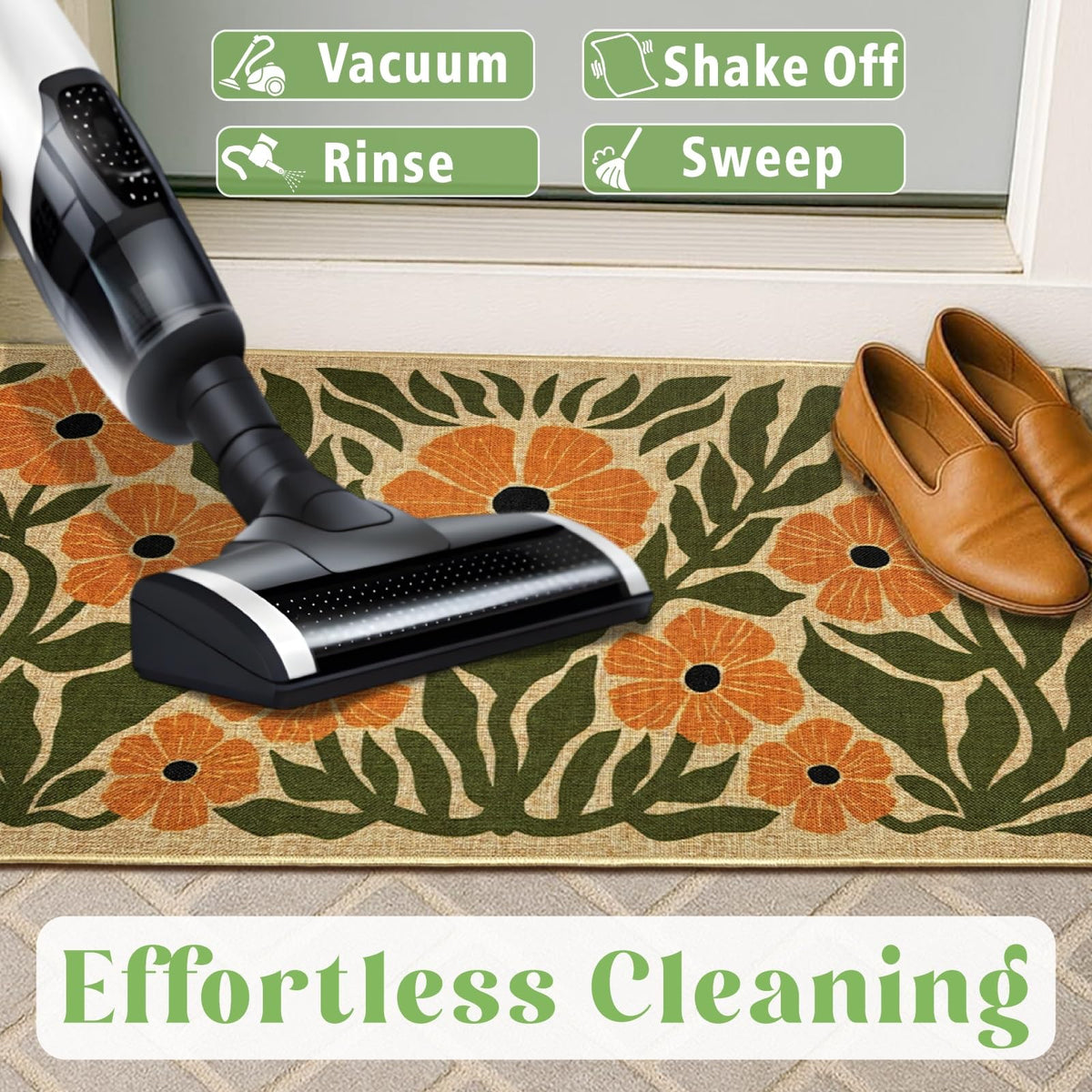 HATARU rustic home mat adds charm to living spaces