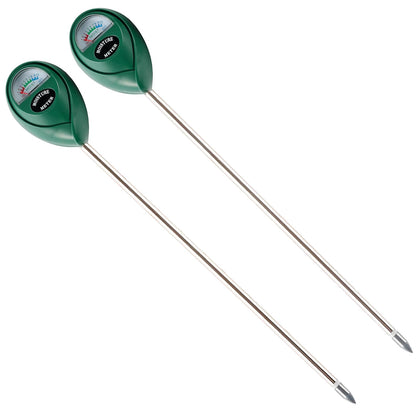 Hathdia extended long-probe soil moisture meter 2-pack for root-zone checks.