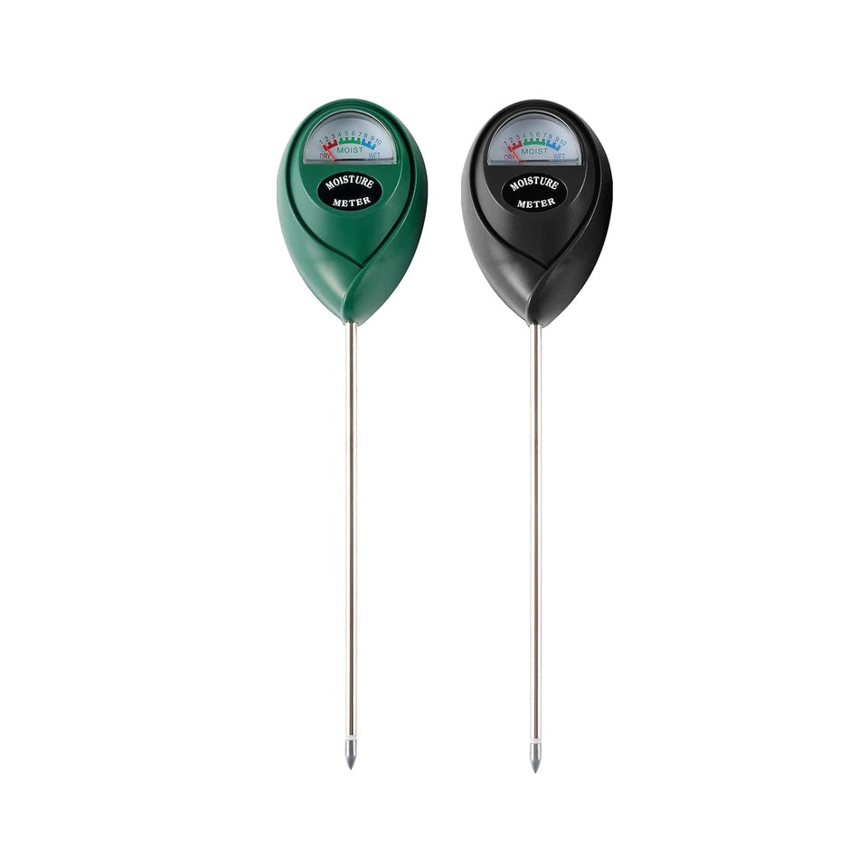 Hathdia soil moisture meter in green and black pack for quick indoor and outdoor plant checks.