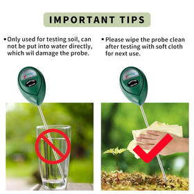 Hathdia two-pack plant moisture meter keeps multiple plants hydrated.