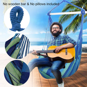 Hatisan hammock chair outdoor between trees setup for easy lounging