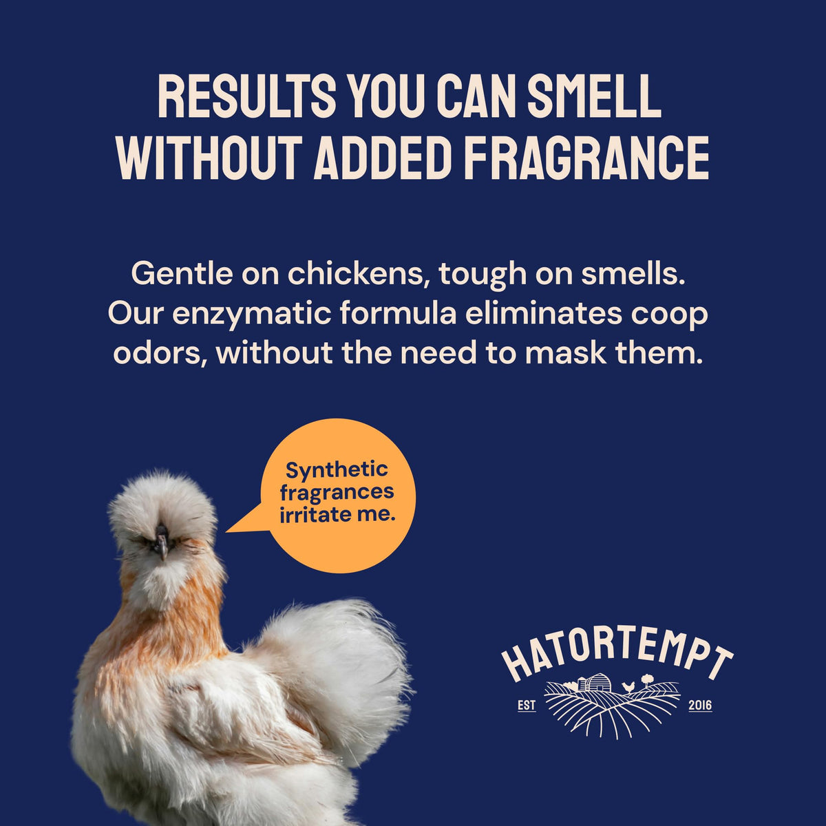 Hatortempt bulk-packaging 1-gallon display emphasizes value for large flocks