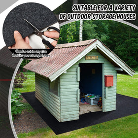 Haull shed floor mat cut-to-fit option for your space