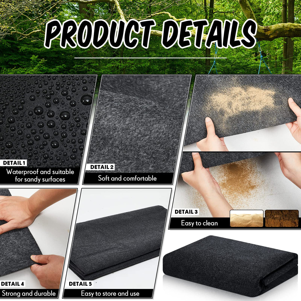 Haull shed floor mat washable and reusable after outdoor use.