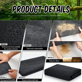 Haull Shed Floor Mat washable and reusable for repeated outdoor use