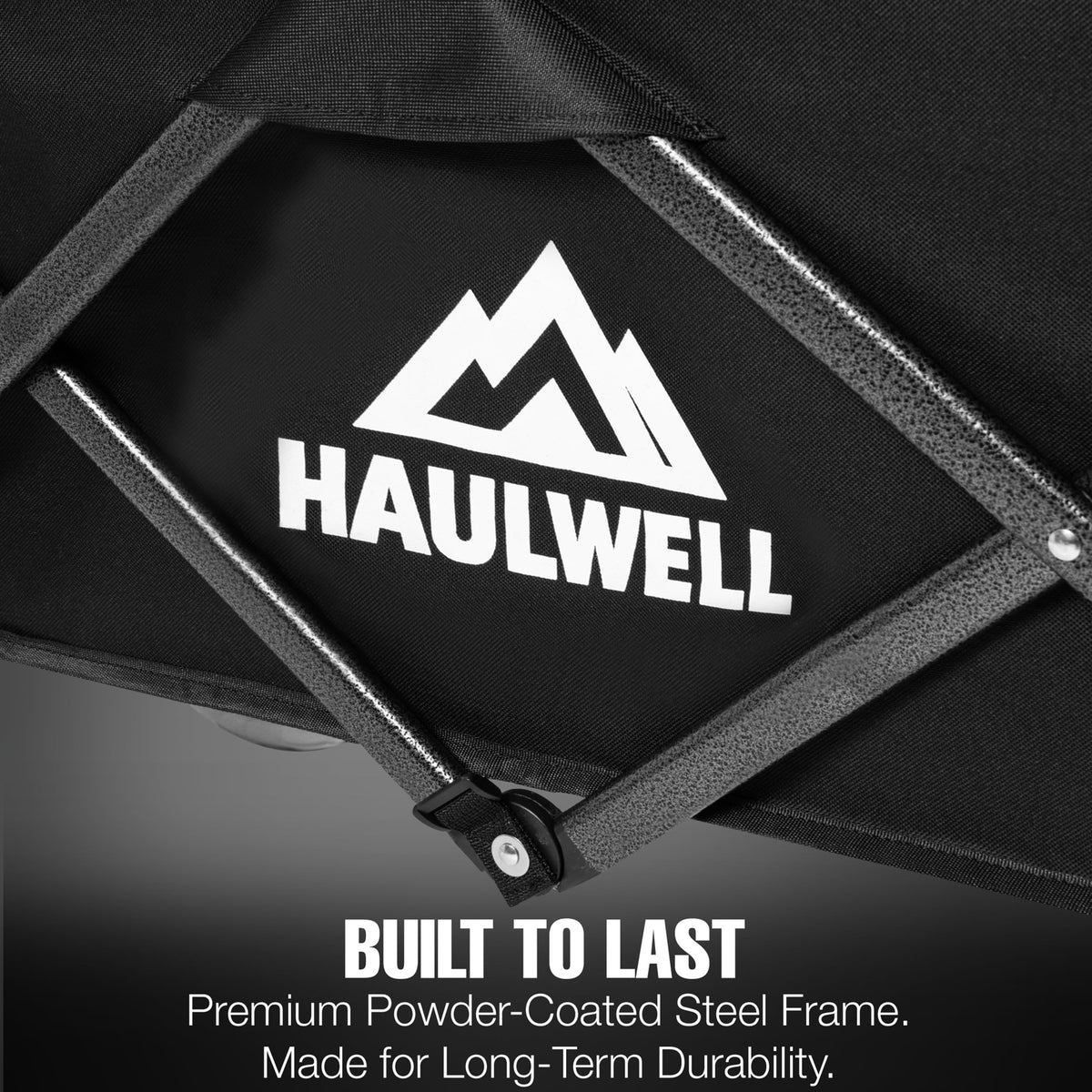 Haulwell Beach Wagon adjustable handle extends for comfortable towing from 26 to 38 inches