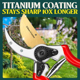 Haus & Garten ClassicPRO heat-treated blade highlighting balanced hardness