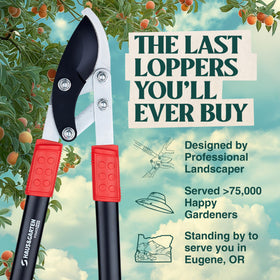 Haus and Garten PowerPRO loppers 29-inch length provides extra reach.