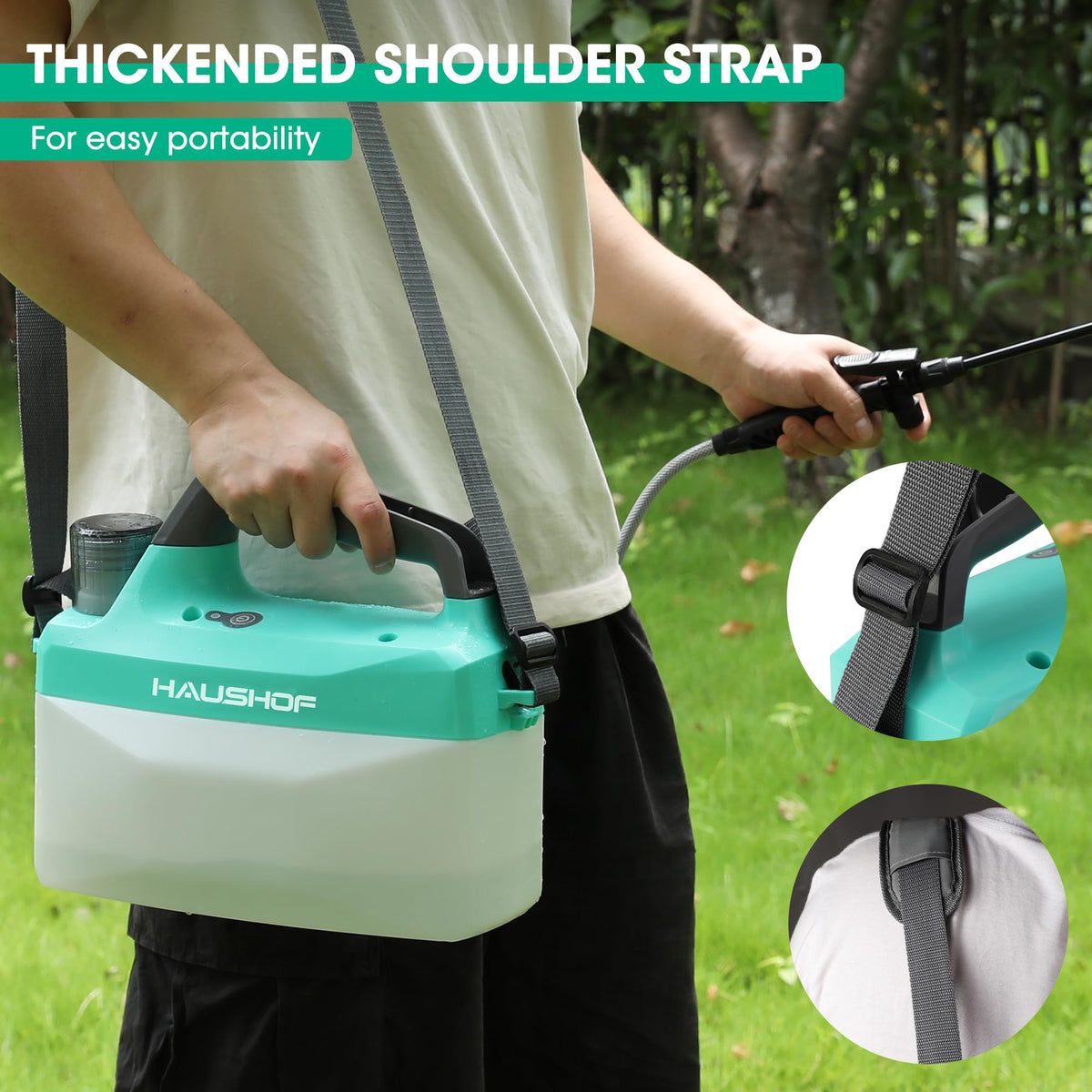 HAUSHOF multi-use sprayer suitable for misting, humidifying, and light cleaning