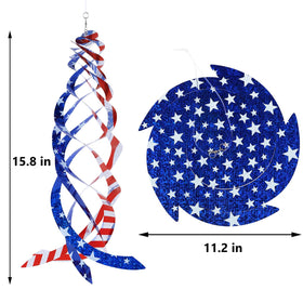Hausse Mylar spiral reflector blue-silver captures light to scare birds away